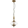 New Elstead Pendelleuchte LYN Messing Ø30cm kürzbar Lampe