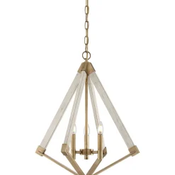 Elstead Pendelleuchte MADEA Messing Ø49cm kürzbar Moderne* Moderne Lampen|Designerlampen