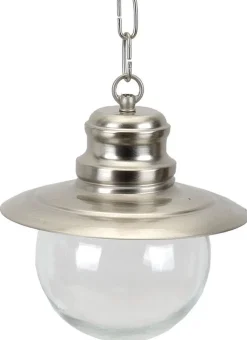 Lido Pendelleuchte Messing Glas Ø18cm außen Maritim* Außenleuchten Antik|Rustikale Außenleuchten