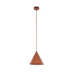 TK Lighting Pendelleuchte Metall Ø 19 cm H: max. 155 cm Rot E27 Retro* Wohnzimmerlampen|Metall Lampen