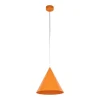 TK Lighting Pendelleuchte Metall Ø 25 cm H: 160 cm verstellbar Orange E27* Hängelampen|Esszimmer Lampen