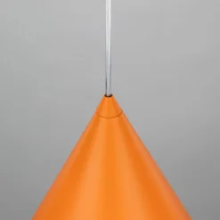 TK Lighting Pendelleuchte Metall Ø 25 cm H: 160 cm verstellbar Orange E27* Hängelampen|Esszimmer Lampen