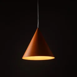TK Lighting Pendelleuchte Metall Ø 25 cm H: 160 cm verstellbar Orange E27* Hängelampen|Esszimmer Lampen