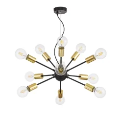 Maytoni Pendelleuchte Metall B: 75 cm H: max. 156,2 cm E27* Hängelampen|Esszimmer Lampen