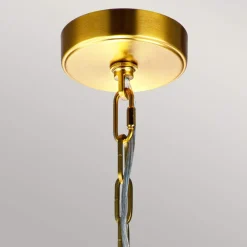 Elstead Pendelleuchte Metall B: 48,9 cm in Messing E27 verstellbar* Hängelampen|Bürolampen