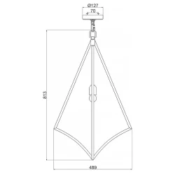 Elstead Pendelleuchte Metall B: 48,9 cm in Messing E27 verstellbar* Hängelampen|Bürolampen