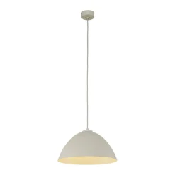TK Lighting Pendelleuchte Metall Beige Ø 34 cm rund Höhe verstellbar E27* Hängelampen|Esszimmer Lampen
