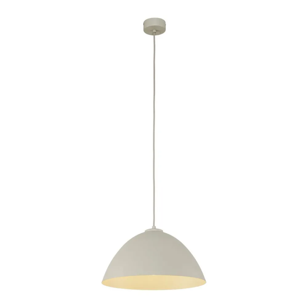 TK Lighting Pendelleuchte Metall Beige Ø 34 cm rund Höhe verstellbar E27* Hängelampen|Esszimmer Lampen