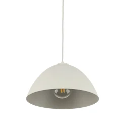 TK Lighting Pendelleuchte Metall Beige Ø 34 cm rund Höhe verstellbar E27* Hängelampen|Esszimmer Lampen