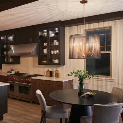 Elstead Pendelleuchte Metall D: 66 cm H: max. 155 cm rund 6x E14* Hängelampen|Bürolampen