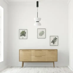 Maytoni Pendelleuchte Metall Glas LED Ø 22 cm H: max. 350 cm* Led Lampen|Hängelampen