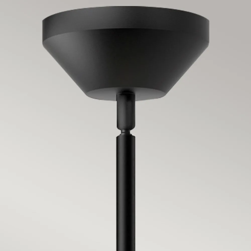 Sale Elstead Pendelleuchte Metall Glas D: 35,8 cm rund Schwarz Weiß