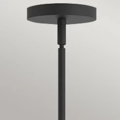 Elstead Pendelleuchte Metall Glas Schwarz 96,5 cm breit 3-flammig E27* Hängelampen|Esszimmer Lampen