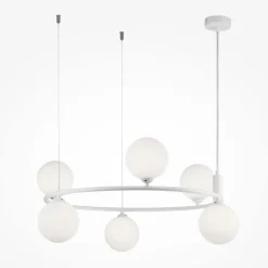 Maytoni Pendelleuchte Metall Glas G9 B: 58 cm H: max. 184 cm* Hängelampen|Bürolampen