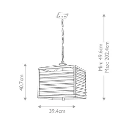 Elstead Pendelleuchte Metall Glas B: 39,4 cm Gunmetal Grau 4x E27* Hängelampen|Bürolampen