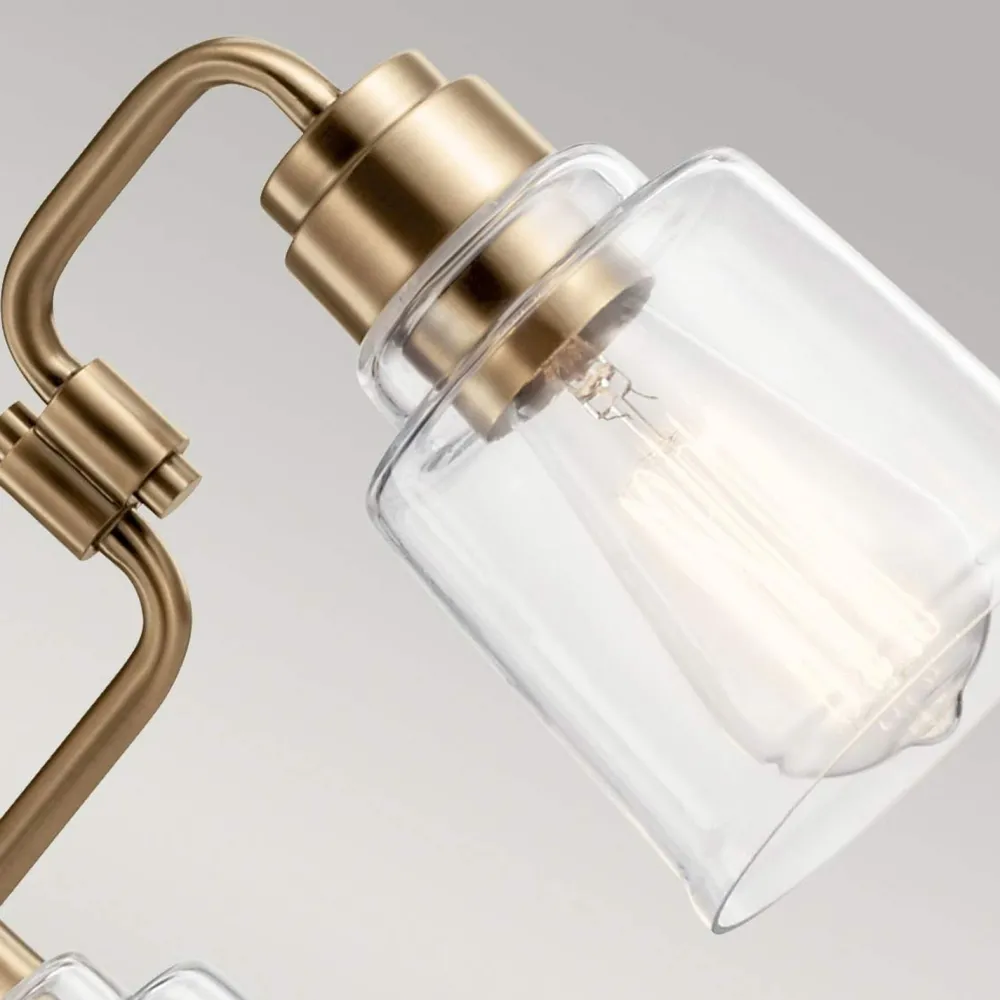 Hot Elstead Pendelleuchte Metall Glas H: max. 148,4 cm 3-flammig