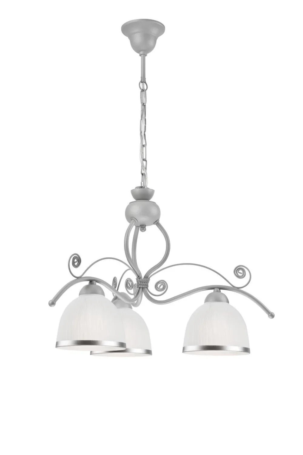 Lamkur Pendelleuchte Metall Glas 3-flmg Jugendstil Küche* Hängelampen|Jugendstil Lampen