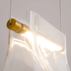 Sale Maytoni Pendelleuchte Metall Glas LED H: max. 329 cm in Messing