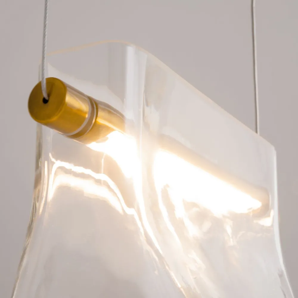 Sale Maytoni Pendelleuchte Metall Glas LED H: max. 329 cm in Messing