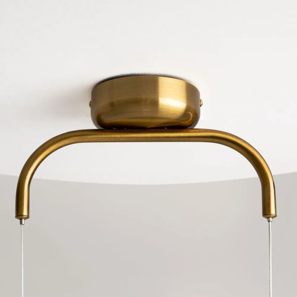 Sale Maytoni Pendelleuchte Metall Glas LED H: max. 329 cm in Messing