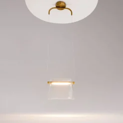 Sale Maytoni Pendelleuchte Metall Glas LED H: max. 329 cm in Messing