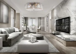 Online Maytoni Pendelleuchte Metall Glas D: 40 cm H: max. 85,8 cm E27