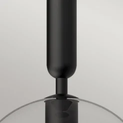 Sale Elstead Pendelleuchte Metall Glas rund D: 30,5 cm Schwarz E27