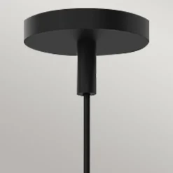 Hot Elstead Pendelleuchte Metall Glas B: 34,3 cm H: max. 221,9 cm E27