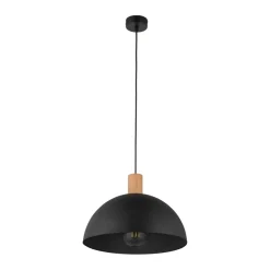 TK Lighting Pendelleuchte Metall Holz Ø 35 cm E27 Skandinavisch* Skandinavische Lampen|Lampen Aus Aller Welt