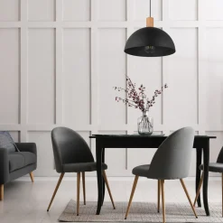 TK Lighting Pendelleuchte Metall Holz Ø 35 cm E27 Skandinavisch* Skandinavische Lampen|Lampen Aus Aller Welt