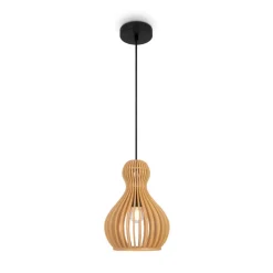 Maytoni Pendelleuchte Metall Holz Ø 20 cm rund H: max. 329,5 cm* Hängelampen|Esszimmer Lampen