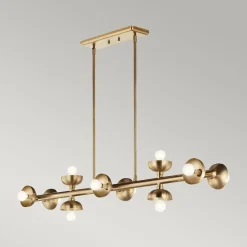 Elstead Pendelleuchte Metall in Bronze 121,9 cm lang H: max. 120 cm* Hängelampen|Bürolampen