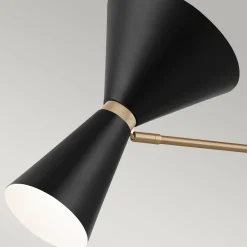 Online Elstead Pendelleuchte Metall verstellbar 4x E27 Up Down L: 130,3 cm