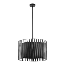 New Easylight Pendelleuchte MINA Schwarz 1-flmg Doppelschirm