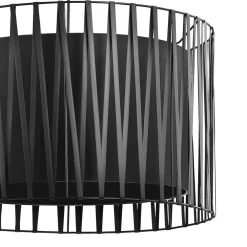 New Easylight Pendelleuchte MINA Schwarz 1-flmg Doppelschirm