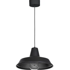 Clearance Luminex Pendelleuchte mit Schirm Schwarz Metall Esstisch Küche