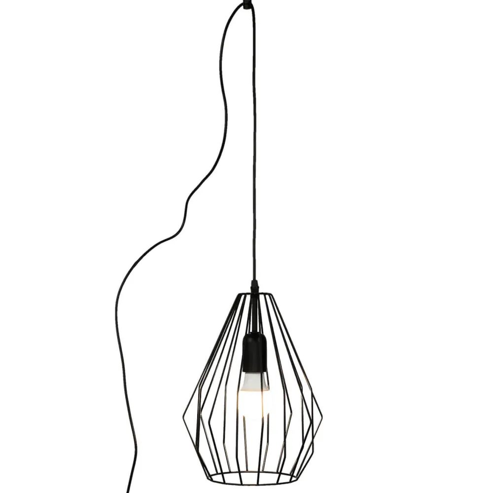 Easylight Pendelleuchte mit Stecker Kabel XXL 5,5 m lang flexibel