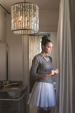 Clearance Elstead Pendelleuchte PRAMEA Bronze Ø41cm kürzbar Lampe