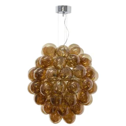 Online By Rydéns Pendelleuchte Rauchglas B: 64 cm H: max. 140 cm verstellbar