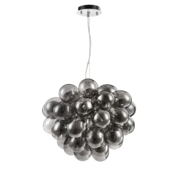 Maytoni Pendelleuchte Rauchglas Metall G9 50 cm breit Modern* Hängelampen|Esszimmer Lampen