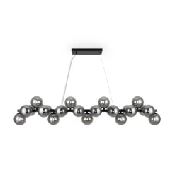 Maytoni Pendelleuchte Rauchglas Metall G9 H: max. 133,9 cm* Hängelampen|Bürolampen