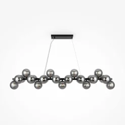 Maytoni Pendelleuchte Rauchglas Metall G9 H: max. 133,9 cm* Hängelampen|Bürolampen