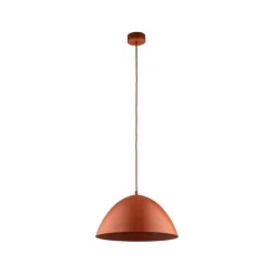 TK Lighting Pendelleuchte rund Ø 34 cm H: max. 165 cm Rot Metall E27* Hängelampen|Esszimmer Lampen
