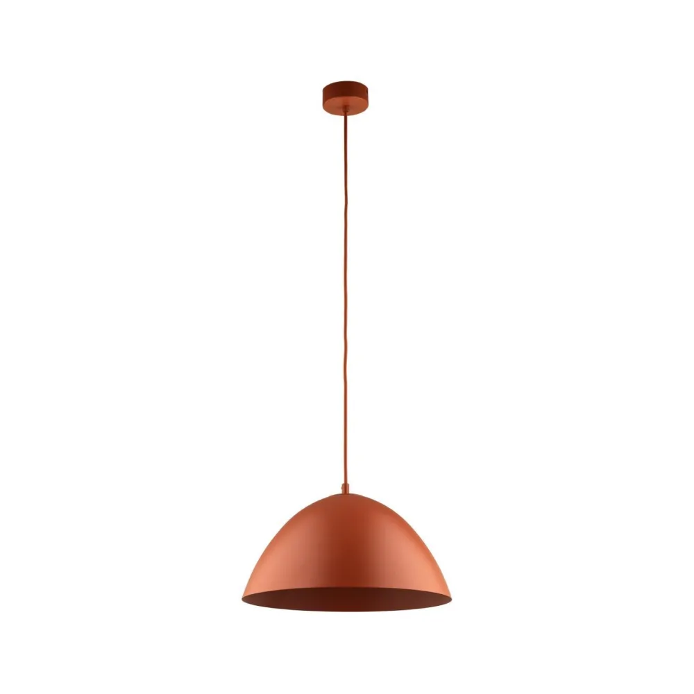 TK Lighting Pendelleuchte rund Ø 34 cm H: max. 165 cm Rot Metall E27* Hängelampen|Esszimmer Lampen