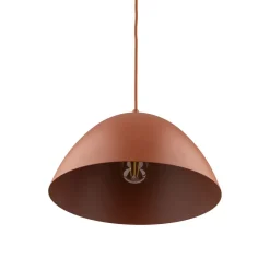 TK Lighting Pendelleuchte rund Ø 34 cm H: max. 165 cm Rot Metall E27* Hängelampen|Esszimmer Lampen