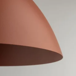 TK Lighting Pendelleuchte rund Ø 34 cm H: max. 165 cm Rot Metall E27* Hängelampen|Esszimmer Lampen