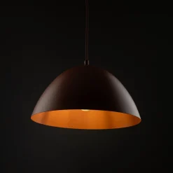 TK Lighting Pendelleuchte rund Ø 34 cm H: max. 165 cm Rot Metall E27* Hängelampen|Esszimmer Lampen