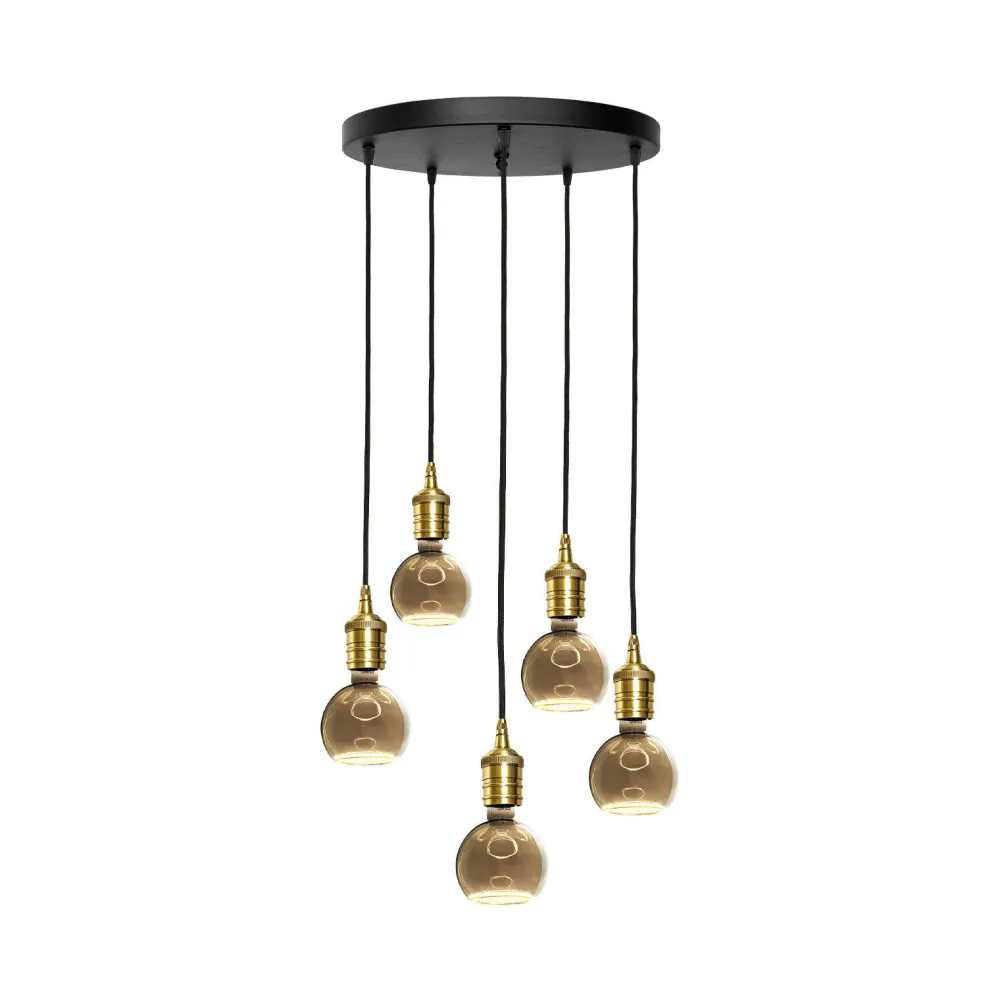 Best Giovanni Battista Pendelleuchte rund Ø 40 cm Messing Eisen verstellbar