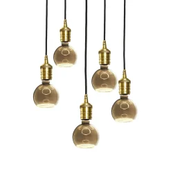 Best Giovanni Battista Pendelleuchte rund Ø 40 cm Messing Eisen verstellbar