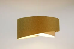 BPS Koncept Pendelleuchte rund D: 40 cm E27 Beige Creme verstellbar
